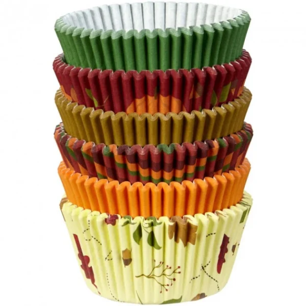 Caissette Cupcake Automne ø5cm (x150) Wilton 1