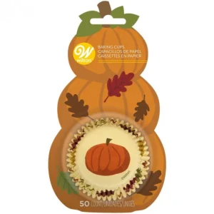 Caissette Cupcake Feuille Et Citrouille (x50) Wilton 6