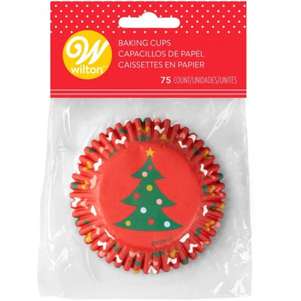 Caissette Cupcake Sapin Et Décorations De Noël X75 Wilton 3