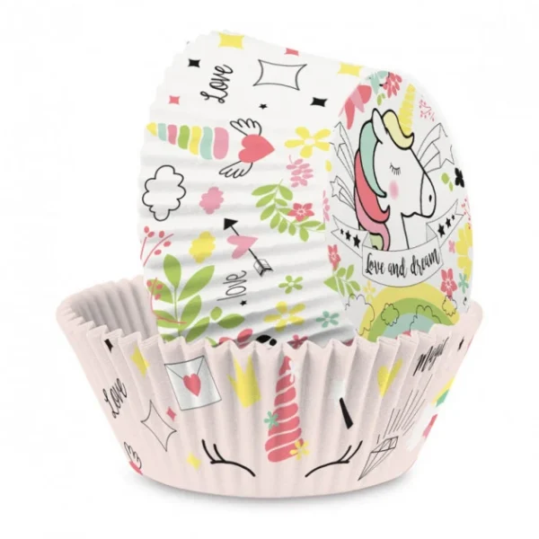 Caissette Cupcakes Licorne (x36) Scrapcooking 1