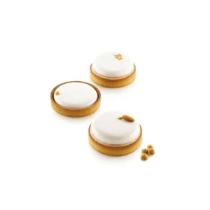 Kit Moule Silicone 4 Tartelettes Ø 100mm Silikomart Professional 9