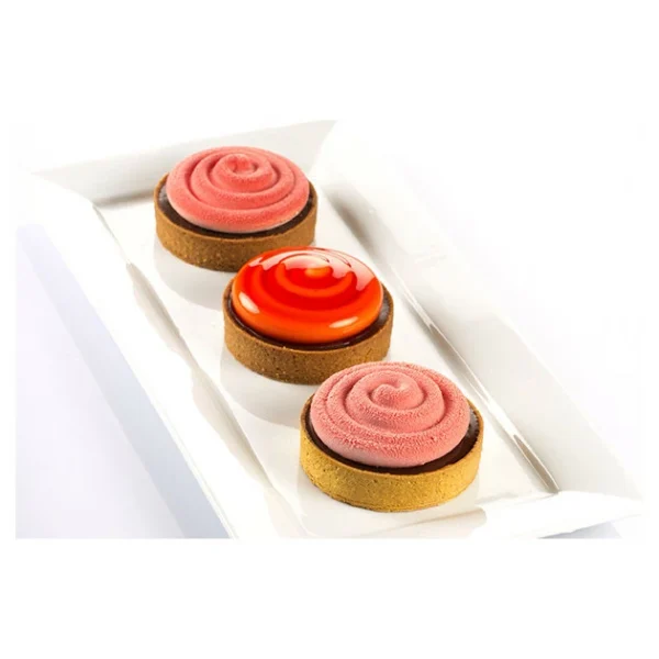 Mini Moule Silicone Tartelette Twist Silikomart 3D Design 9
