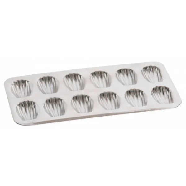 Moule 12 Madeleines Fer Blanc Gobel 1