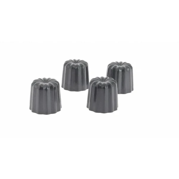 Moule à Cannelés Anti Adhésif Ø 5,5 Cm X H 5,5 Cm (x4) De Buyer 1