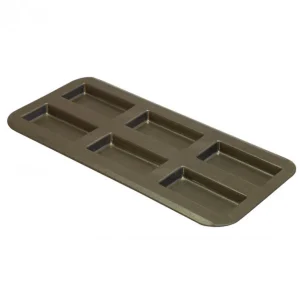 Moule à Financier 6 Empreintes 9,8 X 4,8 Cm Anti-adhérent Gobel 6