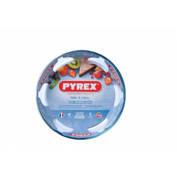 Moule à Manqué En Verre 25 Cm 2,1 L Bake & Enjoy Pyrex 5