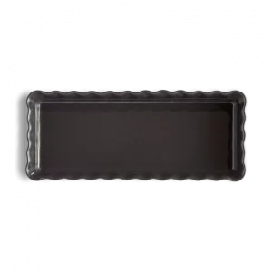 Moule à Tarte Rectangulaire En Céramique 15 X 36 Cm Fusain Emile Henry 6