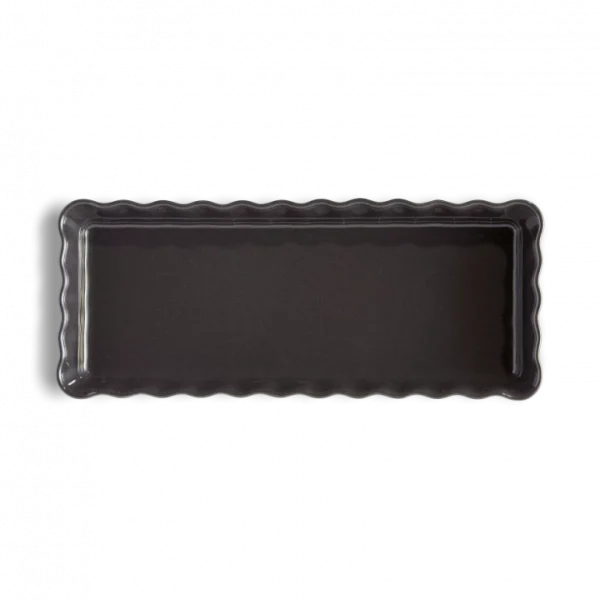Moule à Tarte Rectangulaire En Céramique 15 X 36 Cm Fusain Emile Henry 3