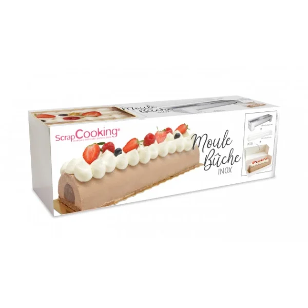 Moule Inox Bûche + Insert Offert Scrapcooking 4