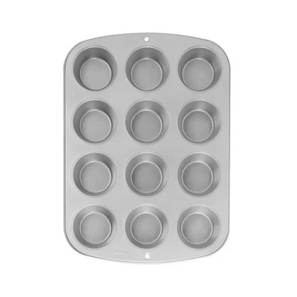 Moule Mini Muffin Wilton 12 Empreintes Anti Adhésif 1