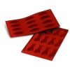 Moule Silicone 12 Barquettes 7,2 X 3 Cm Silikomart 5