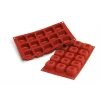 Moule Silicone Savarins Carrés 4,8 Cm X H 3 Cm (x15) Silikomart 5