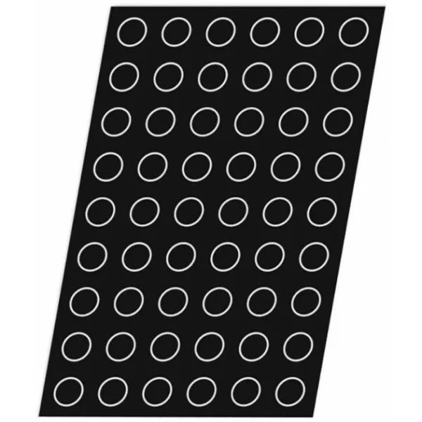 Moule Silicone 54 Mini-cylindres 3,8 Cm X H 1 Cm Flexipan 1
