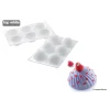 Moule Silicone 6 Demi Sphères Vrillées Ø 75 Mm SilikoMart Professional 11