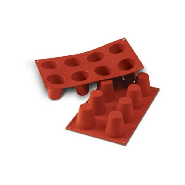 Moule Silicone Babas 5,5 X H 6 Cm (x8) Silikomart 1