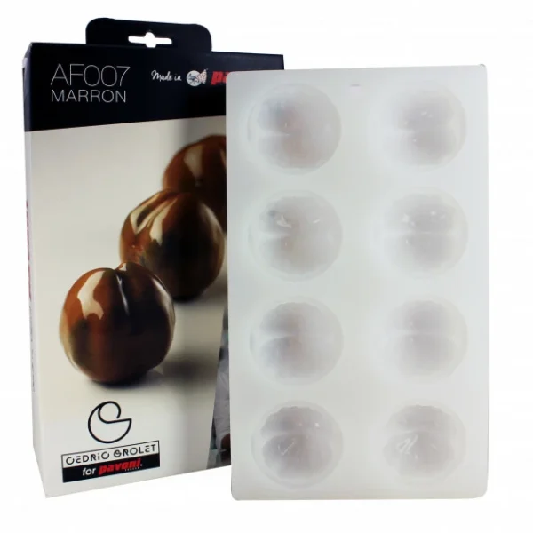 Moule Silicone 8 Marrons 85 Ml Cédric Grolet Pavoni 5
