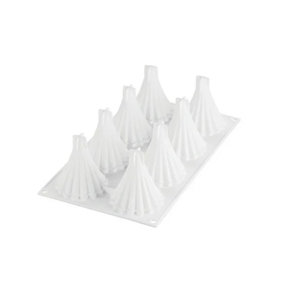 Moule Silicone 8 Sapins Astro Ø6,7 Cm X 7,9 Cm Silikomart Professional 3
