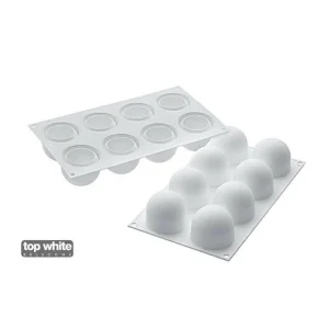 Moule Silicone 8 Truffes Ø 5,2 Cm Silikomart Professional 12