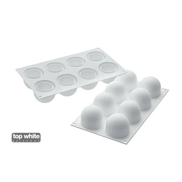 Moule Silicone 8 Truffes Ø 5,2 Cm Silikomart Professional 4