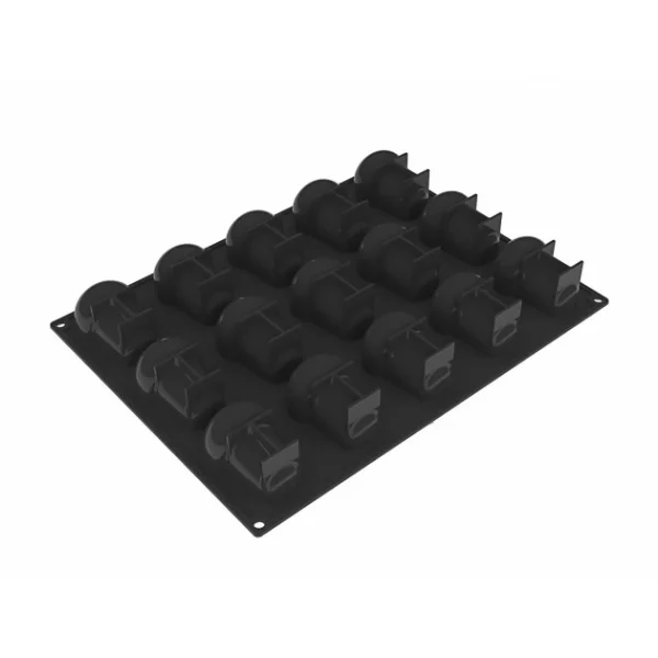 Moule Silicone Baba 7,8 X 5,4 Cm X H 4,6 Cm (x15) Pavoflex 1