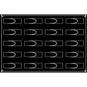 Moule Silicone Bande Ronde 12 X 3,3 Cm X H 3,2 Cm (x20) Pavoflex 7
