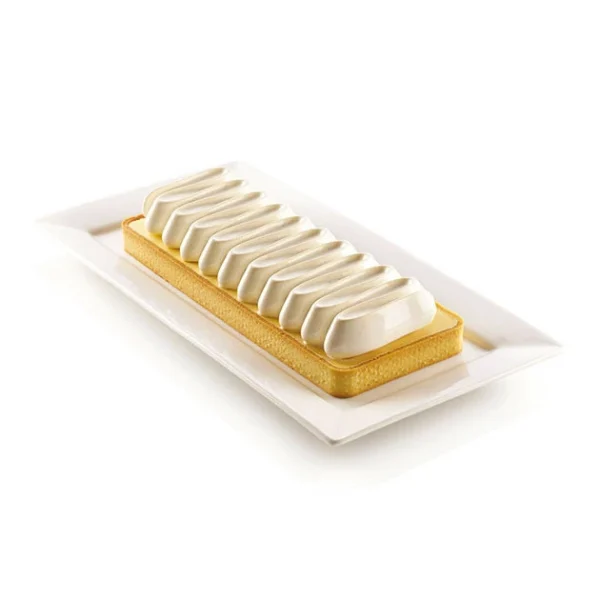 Moule Silicone Tarte Nouvelle Vague 26,5 X 10,5 Cm Silikomart 3D Design 1