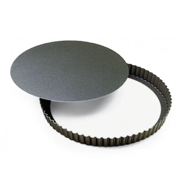Tourtière Cannelée Fond Mobile 28 Cm Gobel 1